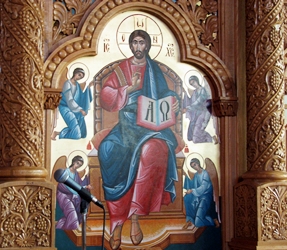 Icon from inside the church